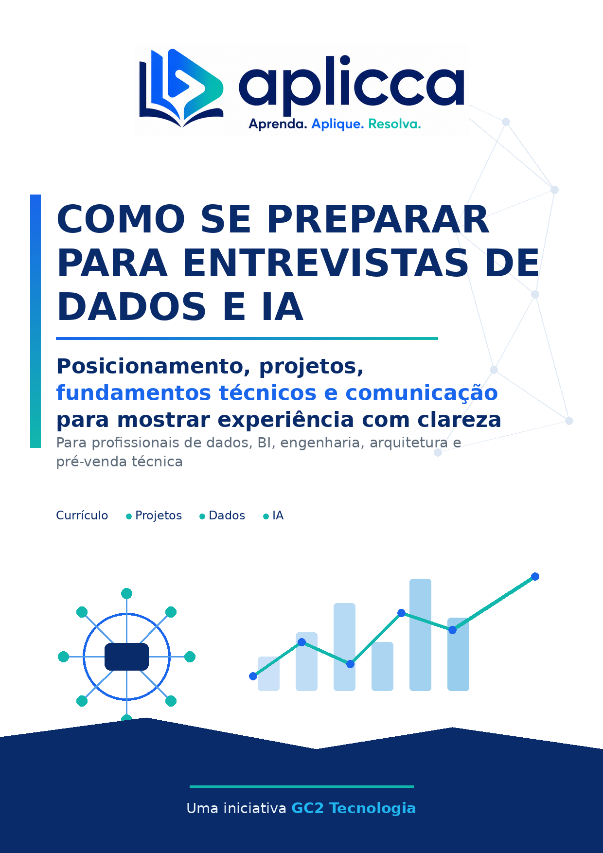 Capa do guia Como se Preparar para Entrevistas de Dados e IA