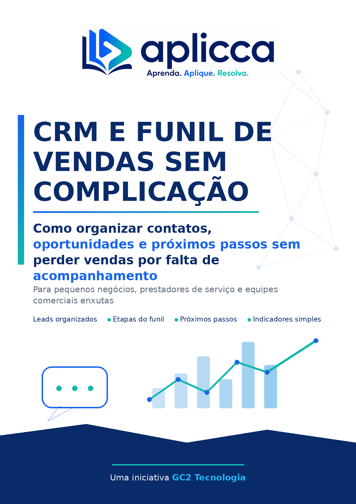 Capa do guia CRM e Funil de Vendas sem Complicação