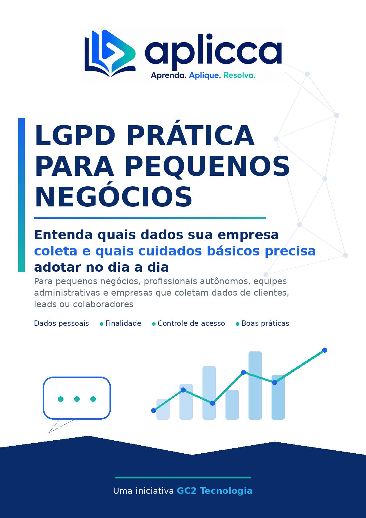 Capa do guia LGPD Prática para Pequenos Negócios