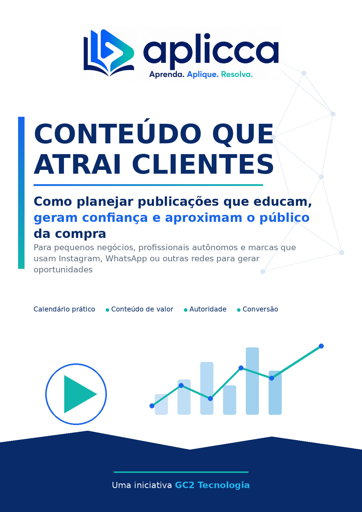Capa do guia Conteúdo que Atrai Clientes
