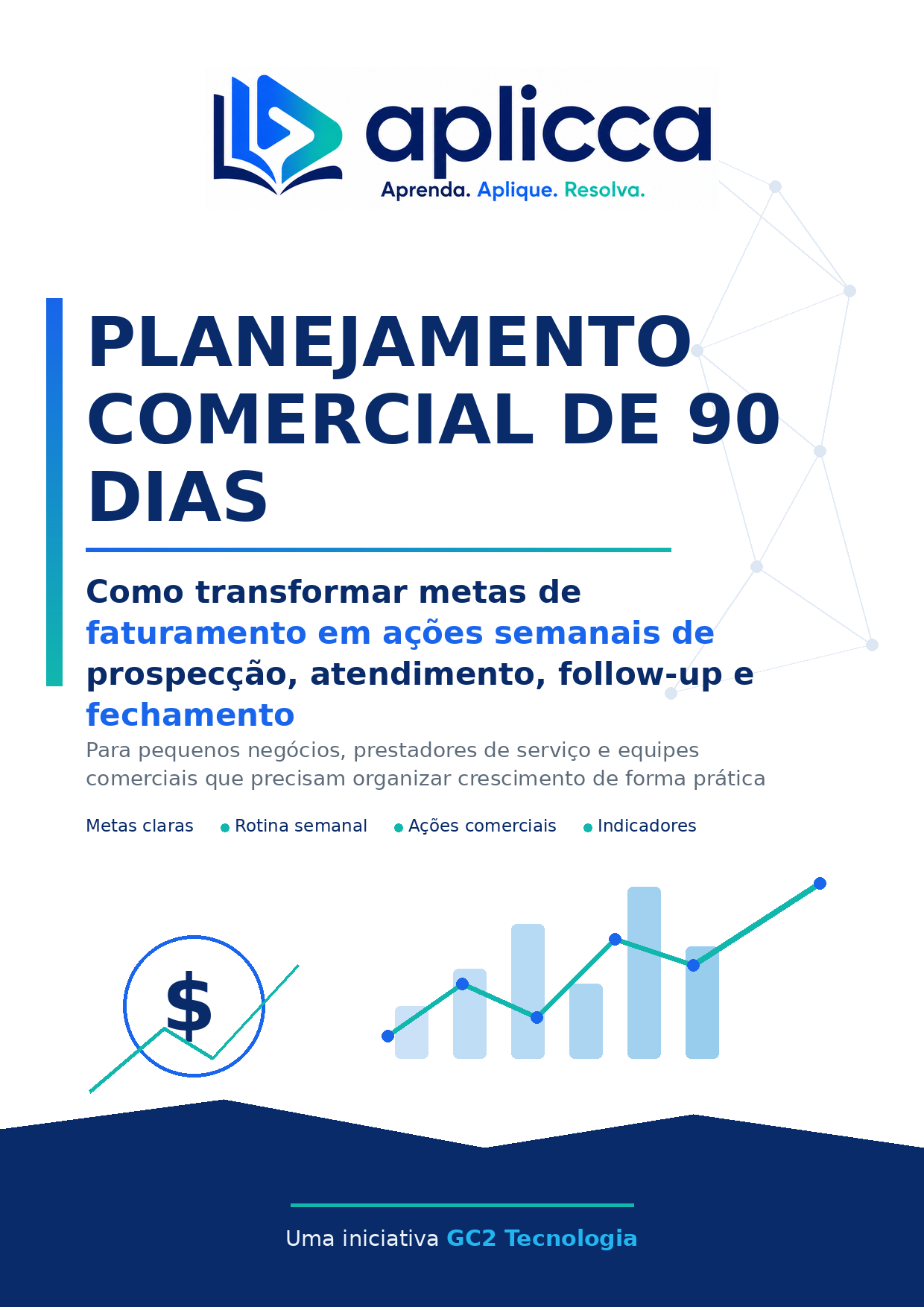 Capa do guia Planejamento Comercial de 90 Dias
