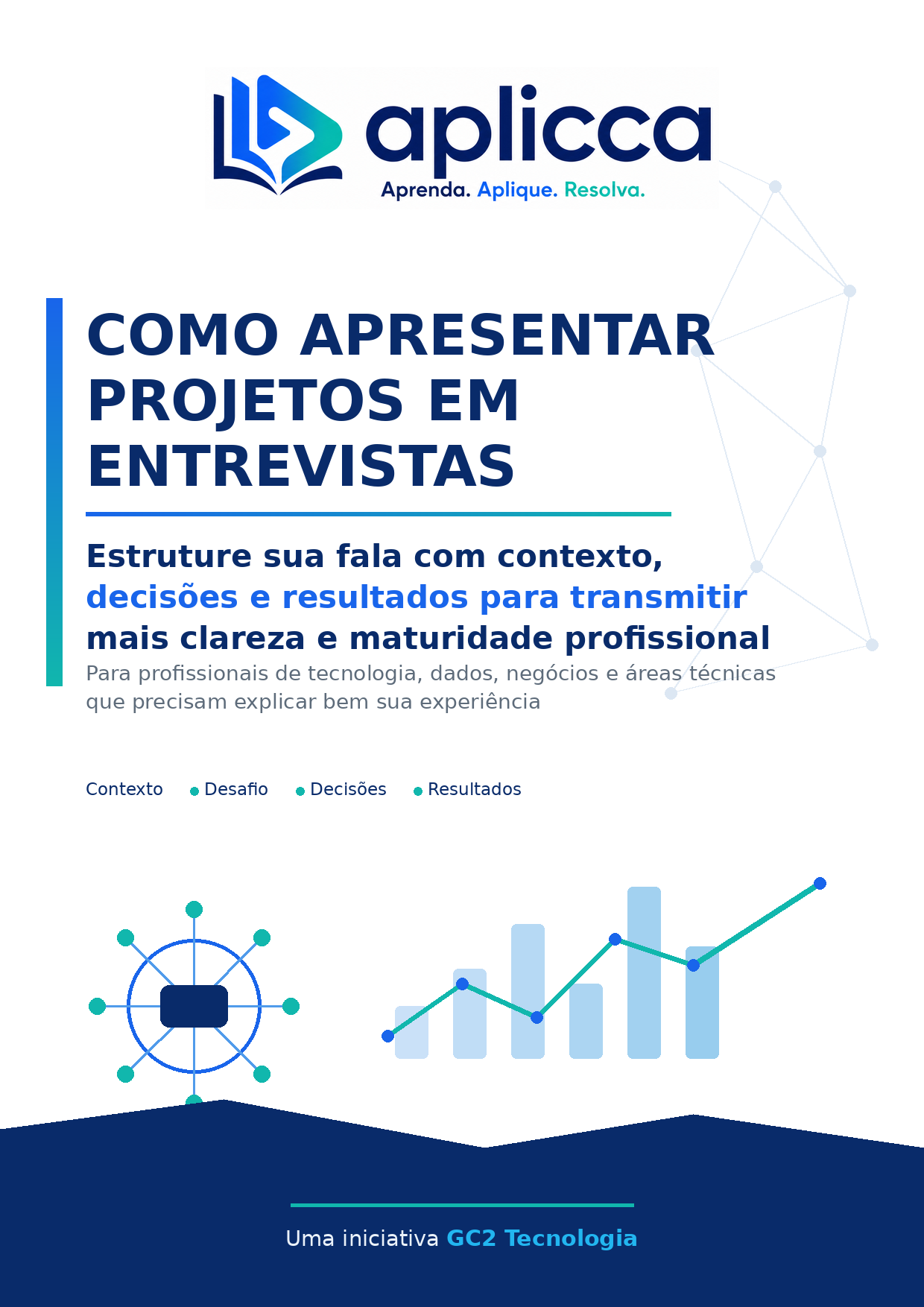 Capa do guia Como Apresentar Projetos em Entrevistas